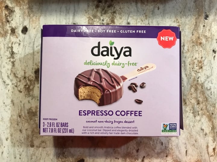 photo of Daiya Espresso Coffee non-dairy Frozen Dessert shared by @dianna on  17 Nov 2018 - review
