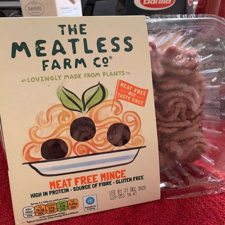 photo of Meatless Farm Meat Free Mince shared by @julesbateman on  31 Dec 2020 - review