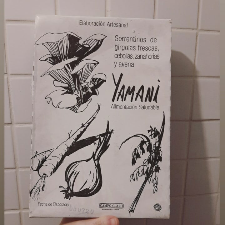 photo of Yamani Alimentos Sorrentinos de Gírgolas Frescas, Cebollas, Zanahorias y Avena shared by @daidai on  22 Jul 2020 - review