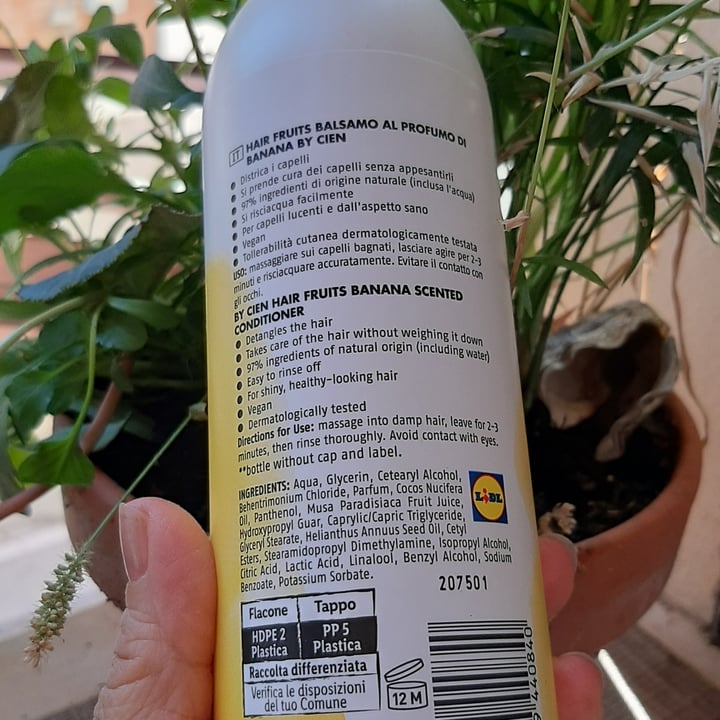 review photo of Cien Hair fruits Balsamo alla banana shared by @simona1969 on 07 Nov 2022 - review