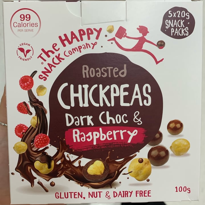 photo of The Happy Snack Company Roasted Chickpeas (Dark Choc and Raspberry) shared by @hani-frangipani on  18 Oct 2021 - review
