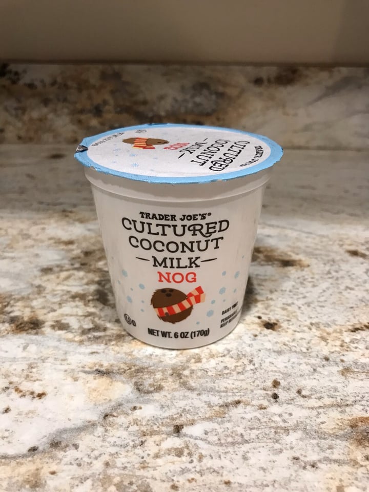 photo of Trader Joe's Cultured Coconut Milk Nog shared by @dianna on  12 Dec 2018 - review