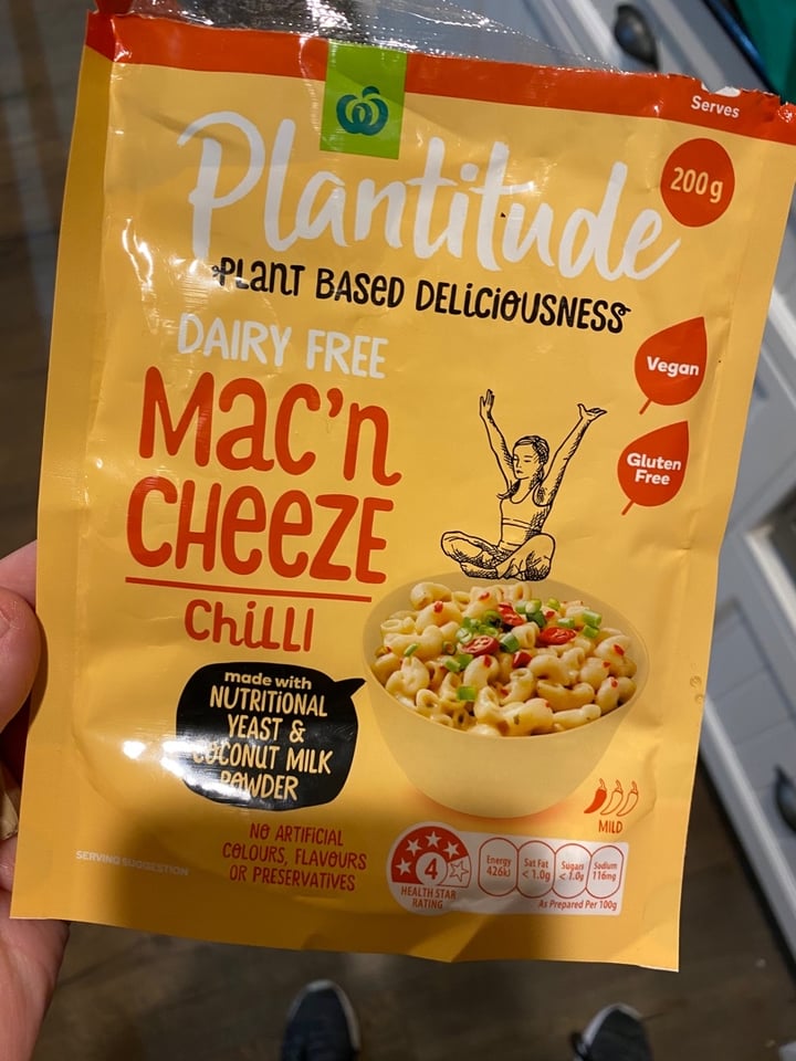 photo of Plantitude Mac ‘n cheeze chilli shared by @moniquecourtney on  13 Apr 2020 - review