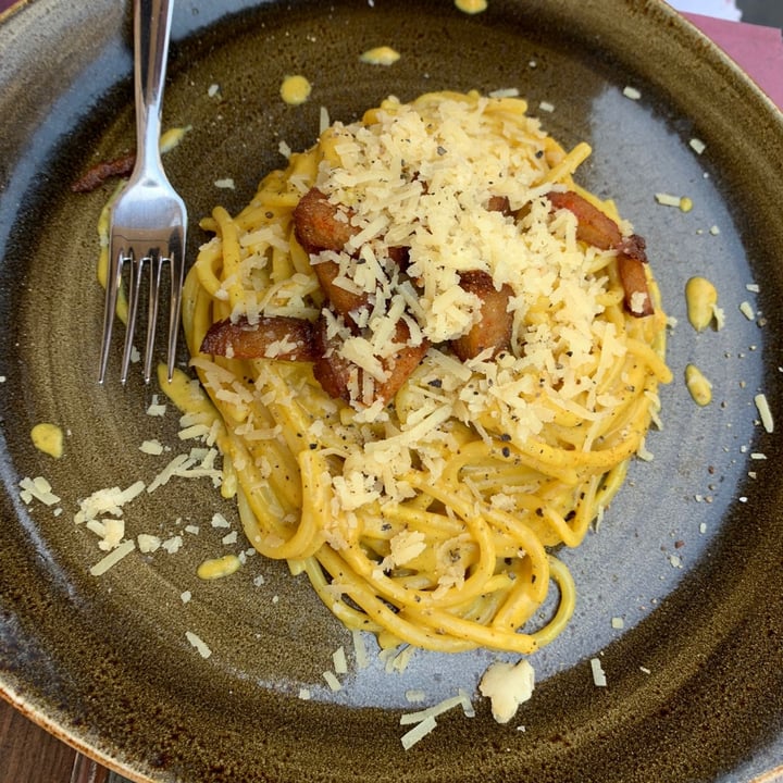 photo of Rifugio Romano Vegan Carbonara shared by @lorenzoga on  31 Aug 2021 - review