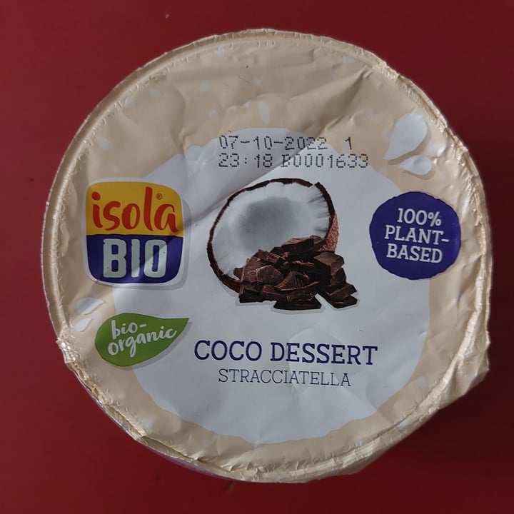 photo of Isola bio Coco dessert Stracciatella shared by @sargi83 on  14 Sep 2022 - review