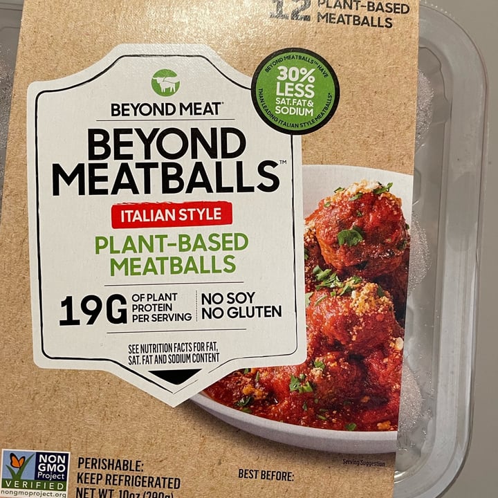 photo of Beyond Meat Beyond Meatballs Italian Style shared by @nicka on  28 May 2022 - review
