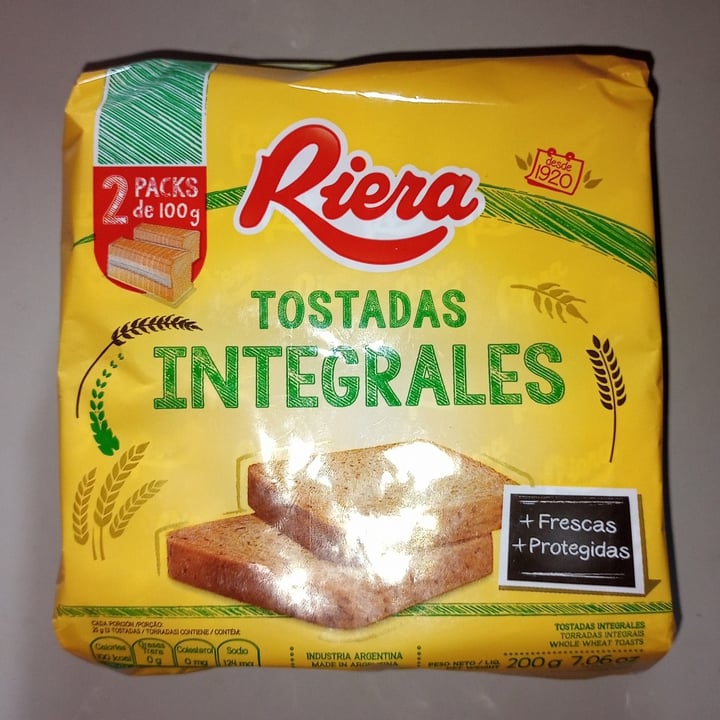 photo of Riera Tostadas Integrales shared by @romi98 on  26 Feb 2022 - review