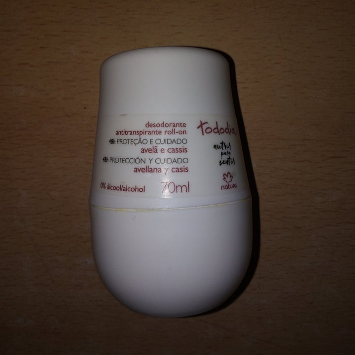 photo of Natura Tododia Desodorante Antitranspirante Roll-On Avellana y Casis shared by @guileguiza on  24 Feb 2021 - review