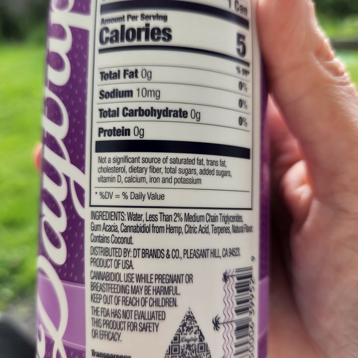 photo of Daytrip Blackberry CBD Infused Sparkling WATER shared by @angebe on  09 Jun 2022 - review