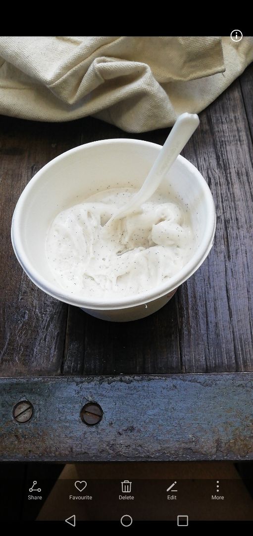 photo of Unframed Ice Cream Vanilla (Vegan) shared by @universeobserver on  25 Mar 2020 - review