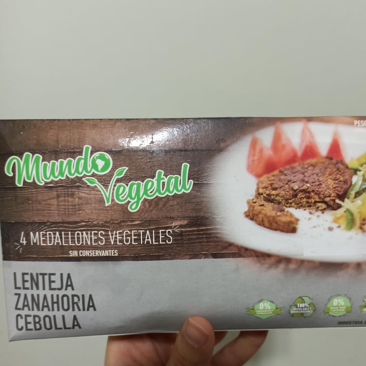 photo of Mundo Vegetal Medallones de lenteja, zanahoria y cebolla shared by @mechiv on  21 Jun 2020 - review