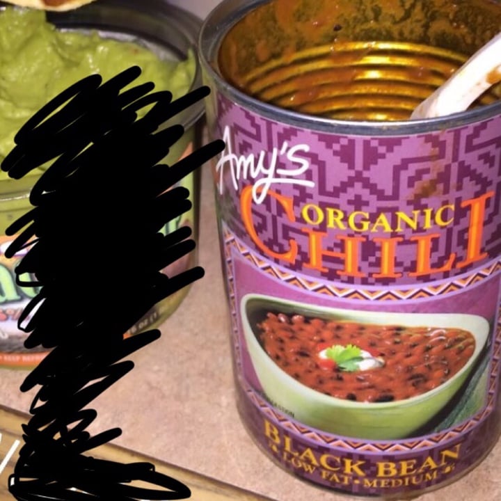photo of Amy’s Organic Black Bean Chili shared by @irlmonkey on  25 Sep 2019 - review