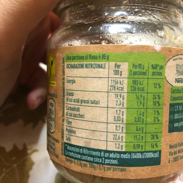 review photo of Garden Gourmet Vuna shared by @sofiagr on 17 Oct 2022 - review