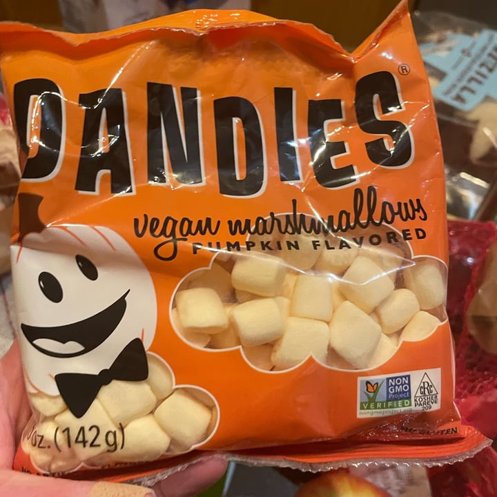 photo of Dandies Dandies Vegan Marshmallows Pumpkin Flavored shared by @compassionrocks on  24 Nov 2022 - review