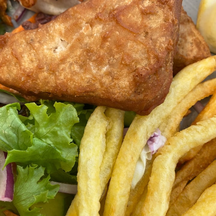 photo of Jackson’s Real Food Market Bryanston Plant based battered fish & chips shared by @ftc on  02 Apr 2022 - review