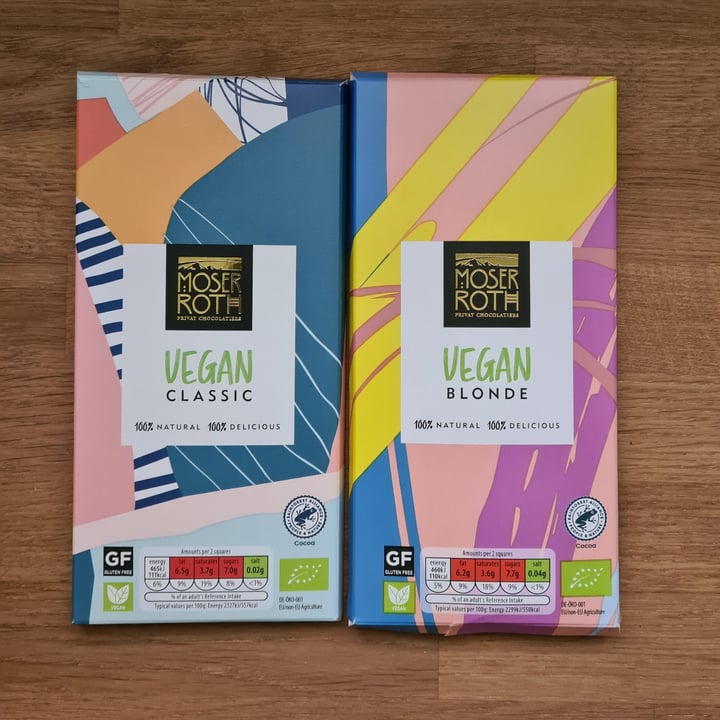 photo of Moser Roth Blonde Vegan Chocolate shared by @veganalexa on  15 Nov 2022 - review