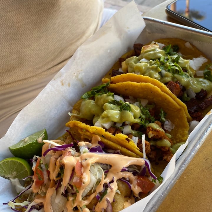 photo of EARTH Plant Based Cuisine Shrimp Tacos shared by @veganlauraj on  24 Feb 2021 - review