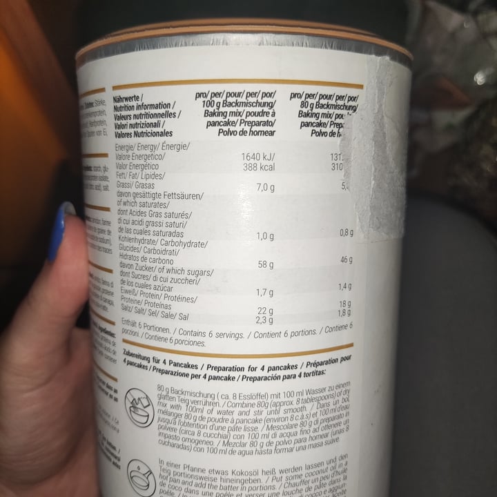 photo of Foodspring Vegan protein pancakes shared by @coraline00 on  05 Dec 2021 - review