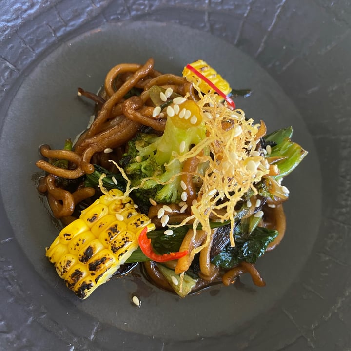 review photo of Chefs Warehouse at Maison Roast Cauliflower, Teriyaki Noodle Dish & Braised Mushrooms shared by @kriscallyhenry on 25 Mar 2022 - review