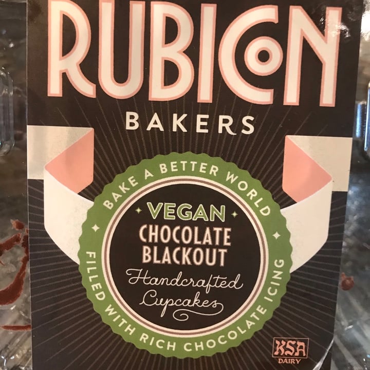 photo of Rubicon Bakers Vegan chocolate blackout cupcakes shared by @yoganaorganabanana on  05 May 2021 - review