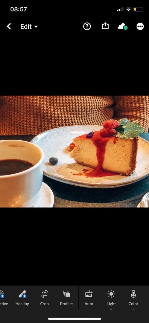 photo of Unity Diner Baked Cheesecake shared by @plantbasedemma on  23 Jan 2020 - review