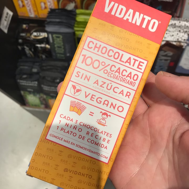 photo of Vidanto Chocolate 100% Cacao Ecuatoriano shared by @valexika on  18 Jun 2022 - review
