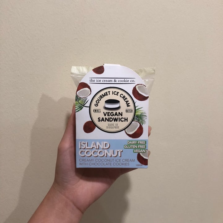 photo of The Ice Cream & Cookie Co Island Coconut Ice Cream Sandwich shared by @r3ddrag0n on  12 Aug 2019 - review