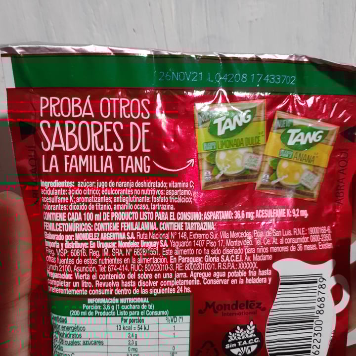 review photo of Tang Jugo Tang Naranja & Banana shared by @morenagonzalez04 on 15 Jan 2021 - review