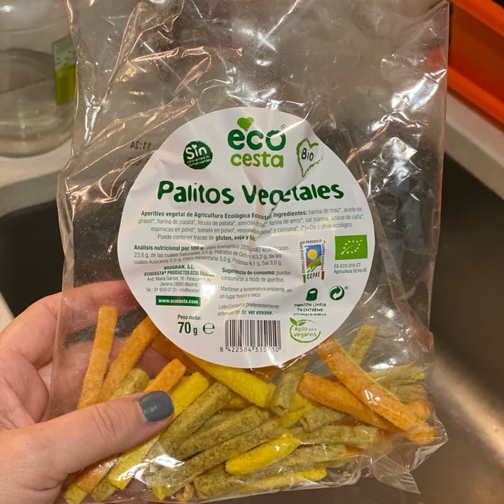 photo of Ecocesta Palitos vegetales shared by @gateravegana on  28 Dec 2021 - review