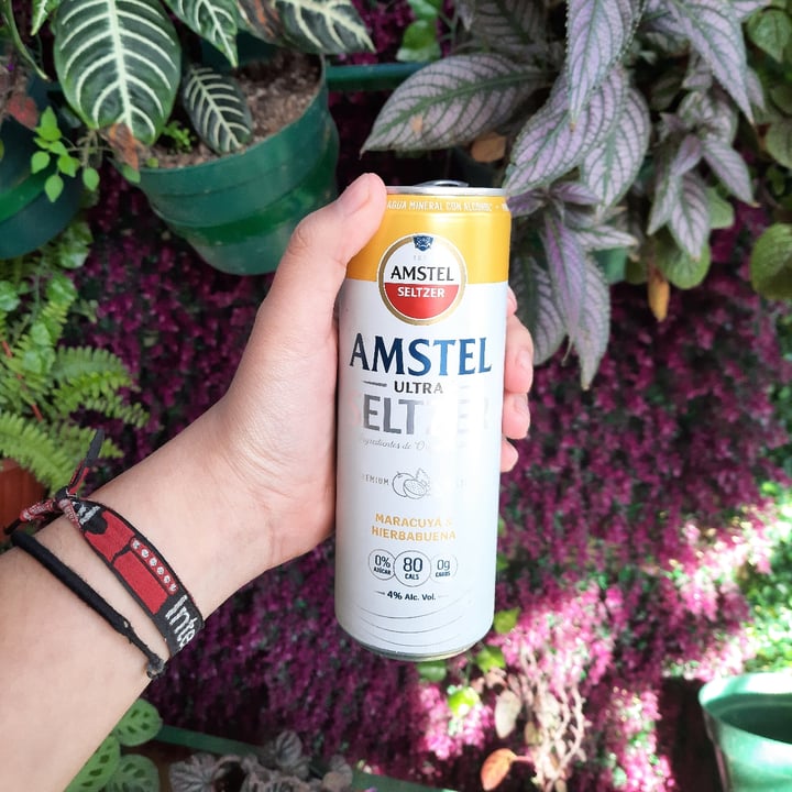 review photo of Amstel Amstel Seltzer Maracuyá Y Hierbabuena shared by @ichbinangie on 28 Jan 2021 - review