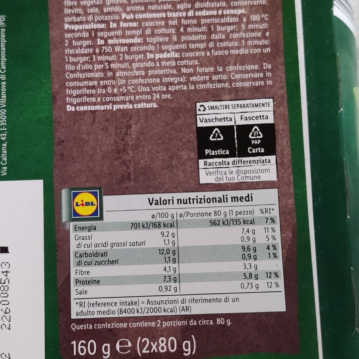 review photo of Vemondo Burger Vegetali con Funghi shared by @annabatt on 27 Jun 2022 - review