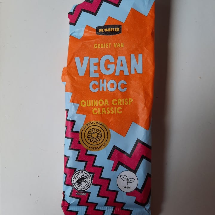 photo of Jumbo Vegan choc quinoa crisp classic shared by @frendssnotfood on  12 Dec 2021 - review