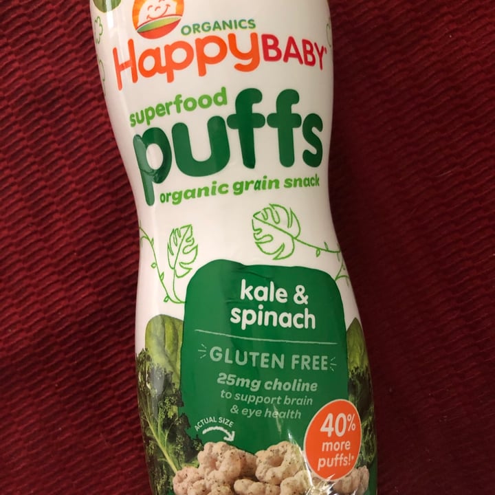 photo of Happy Baby Superfood Puffs Kale and Spinach shared by @clarendiee on  21 Nov 2020 - review