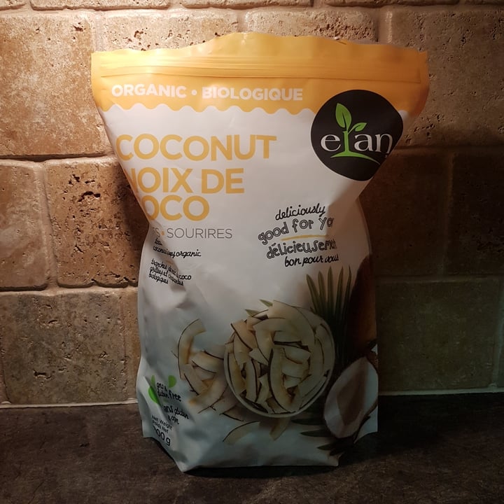review photo of Elan Organic Sliced Coconut shared by @plantkilla on 22 Apr 2021 - review