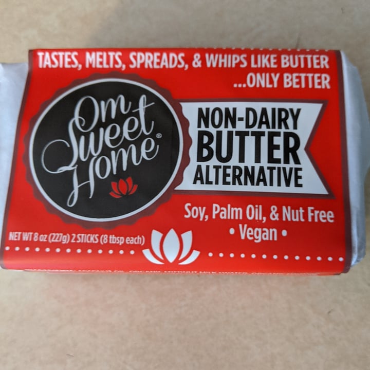 photo of Om Sweet Home Non-dairy butter alternative shared by @rebabx on  23 May 2020 - review
