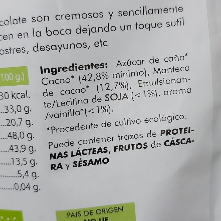 review photo of Saludvida Copos de chocolate en gotas shared by @gailgens on 18 Apr 2021 - review