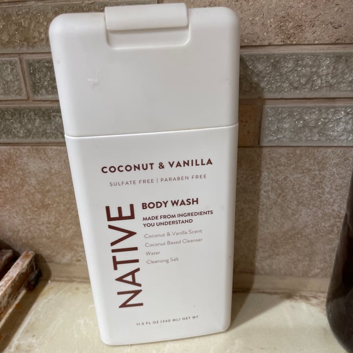 photo of Native Coconut Vanilla Body Wash shared by @peacedrizzy on  30 Sep 2021 - review