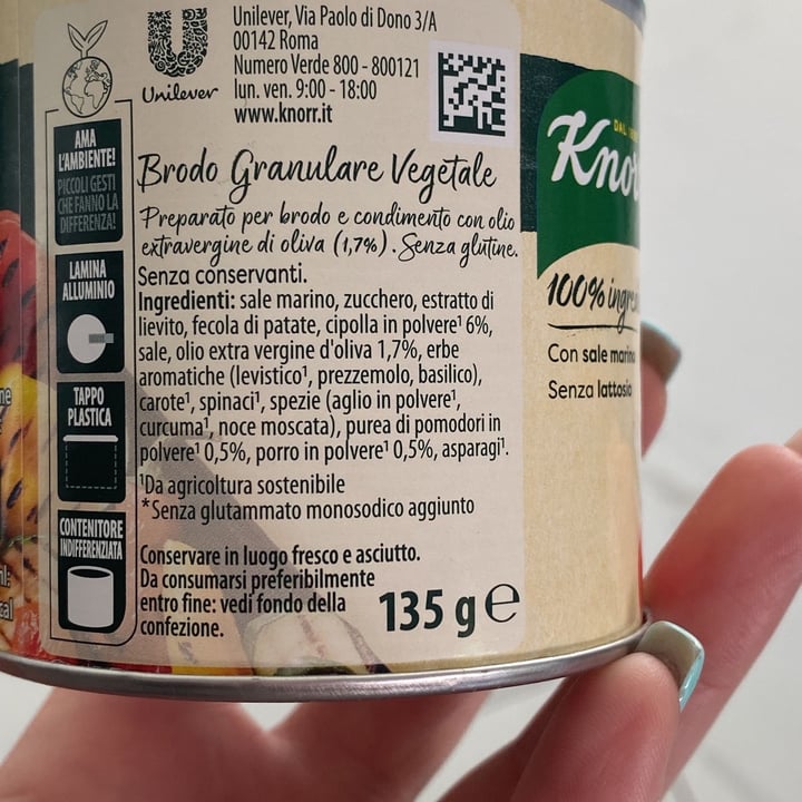 photo of Knorr dado Dado vegetale shared by @lalamuh on  27 Apr 2022 - review