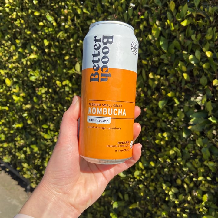 review photo of Better Booch Citrus Sunrise Kombucha shared by @rachreviews on 15 Apr 2021 - review