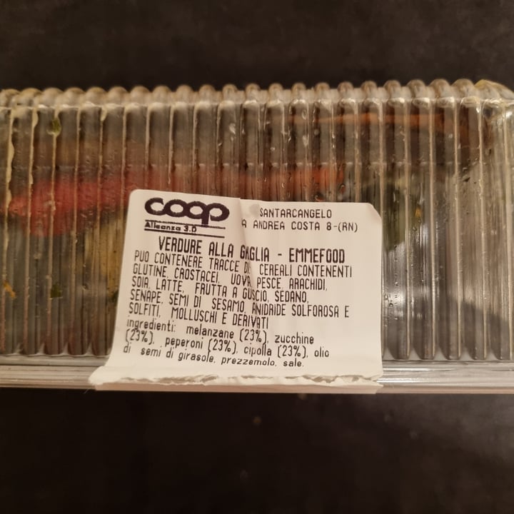 review photo of Coop Verdure alla Griglia shared by @angelicamarchetti on 30 Sep 2022 - review