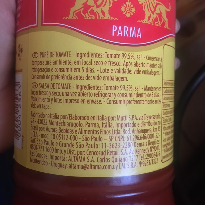 photo of Mutti Passata mutti shared by @dari on  12 Oct 2020 - review