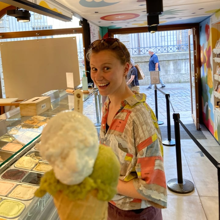 photo of La Fabrique Givrée Sorbet Pomme Verte et Matcha shared by @chloslo on  19 May 2022 - review