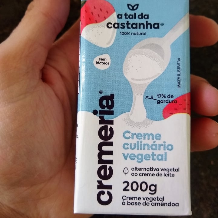 photo of A Tal da Castanha creme vegetal shared by @marcusviniciuscosta on  17 Sep 2022 - review