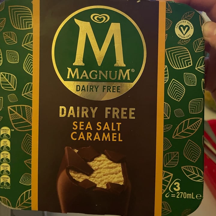 photo of Magnum Dairy Free Sea Salt Caramel shared by @plantbasedancer on  12 Jan 2022 - review
