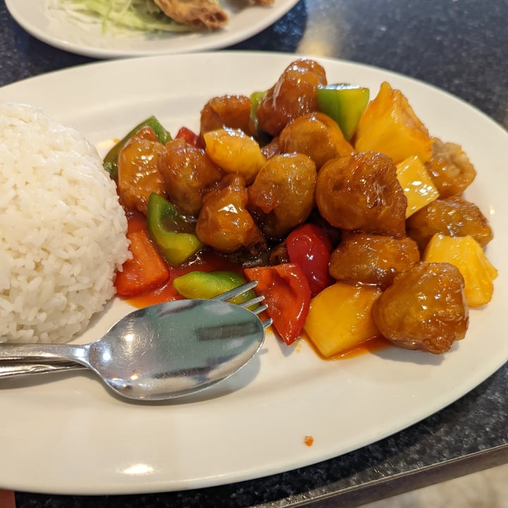 photo of Chef Kenny's Asian Vegan Cuisine Sweet and sour chicken shared by @motorcitypanda on  23 Feb 2022 - review