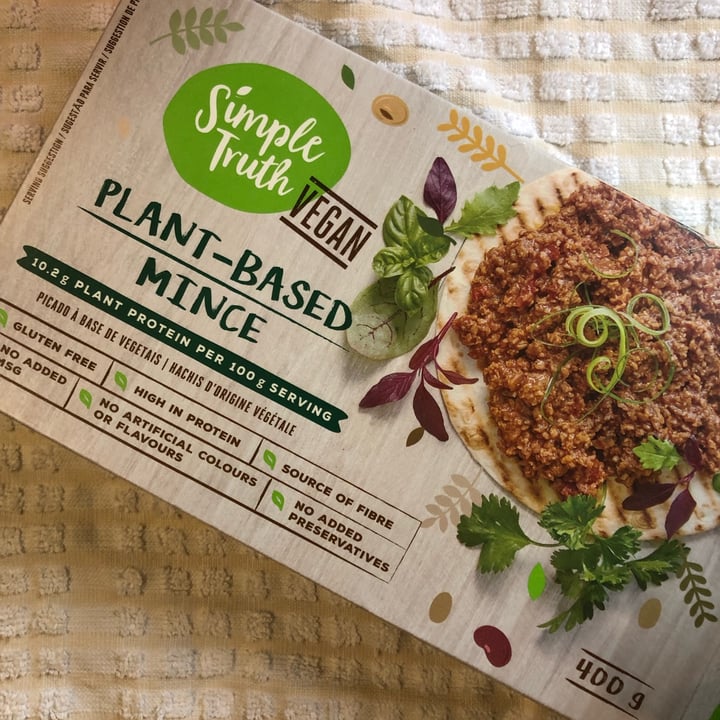 photo of Simple Truth Plant based mince shared by @coco032121 on  10 Apr 2022 - review