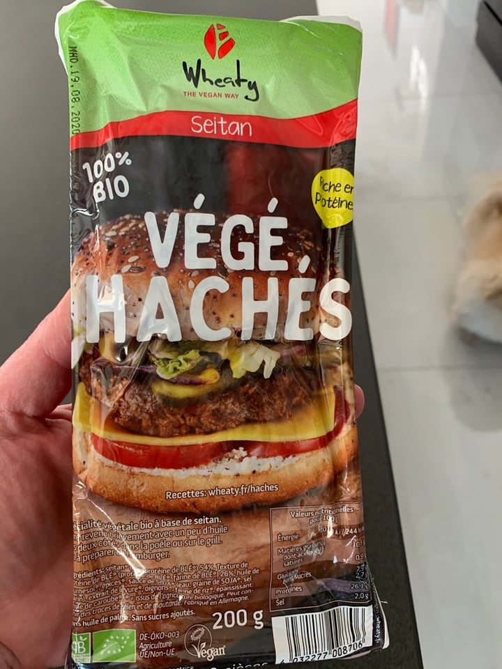 photo of Wheaty Burger Végé Haché shared by @marieange on  31 Mar 2020 - review