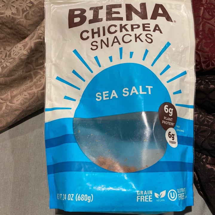 photo of Biena Snacks Chickpea Snacks Sea Salt shared by @littlejon598 on  21 Oct 2020 - review