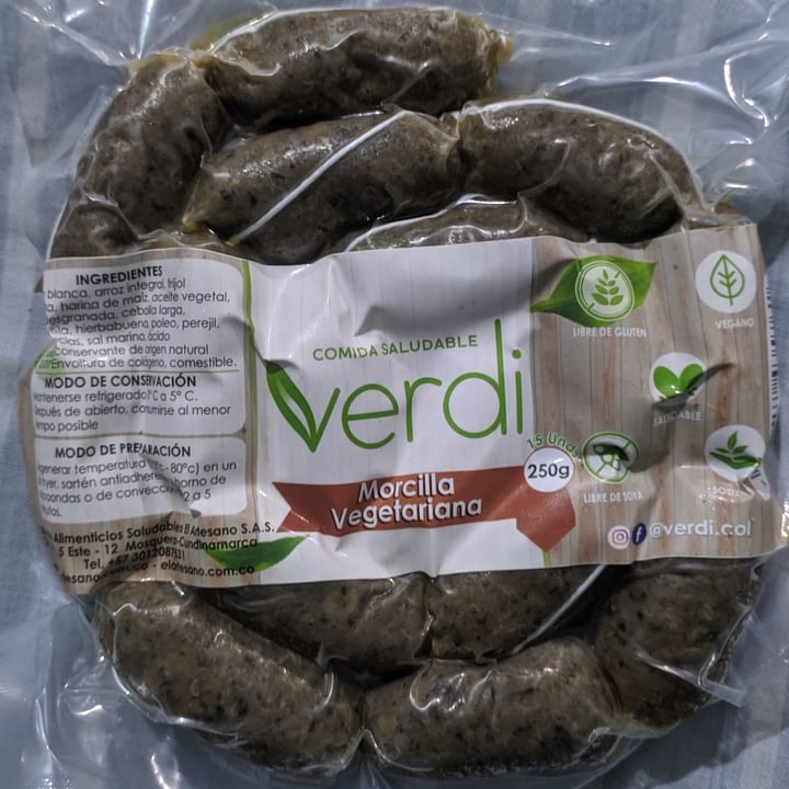 review photo of Verdi Morcilla Vegetariana shared by @frayarias19 on 04 Jan 2021 - review