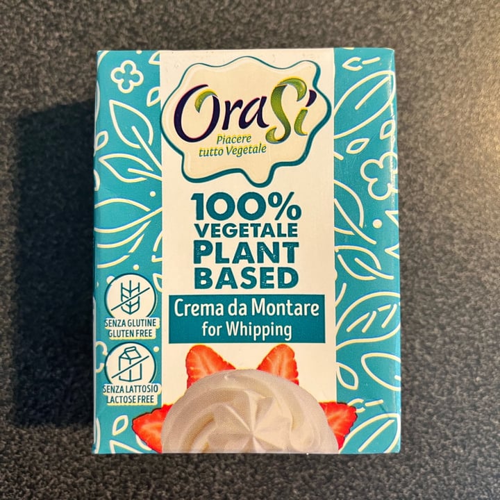 photo of OraSí 100% Plant based crema da montare shared by @mikeee on  09 Apr 2022 - review
